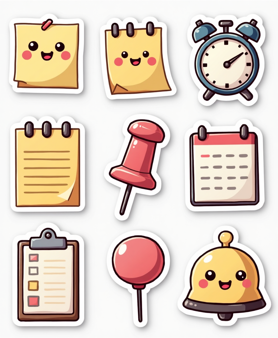 Reminder & To-Do - Sticker Sheet v2
